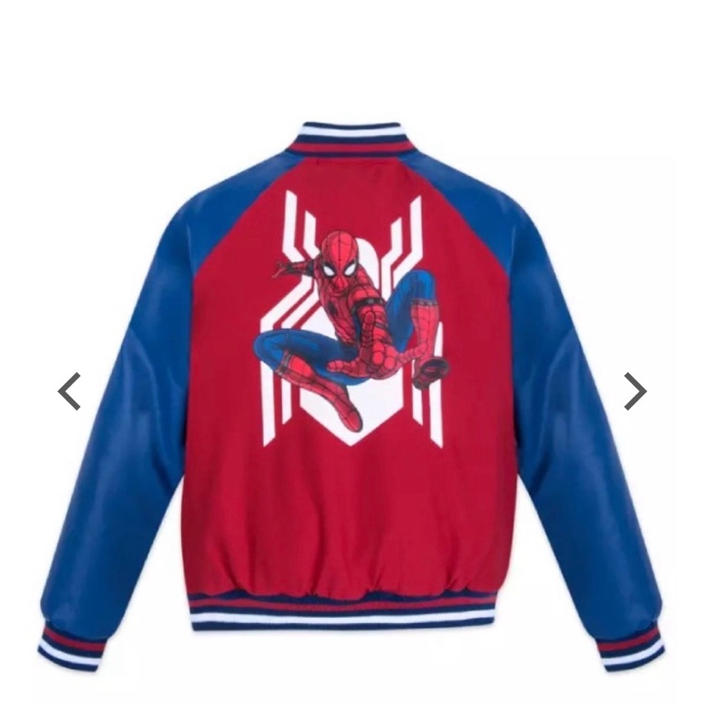 90’s‎ Spider Man Red and Blue Varsity Jacket - Picture 6 of 7